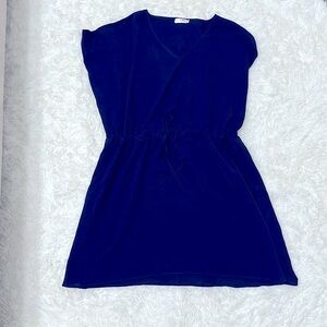 Dark blue bathing suit dress/cover up Xl
